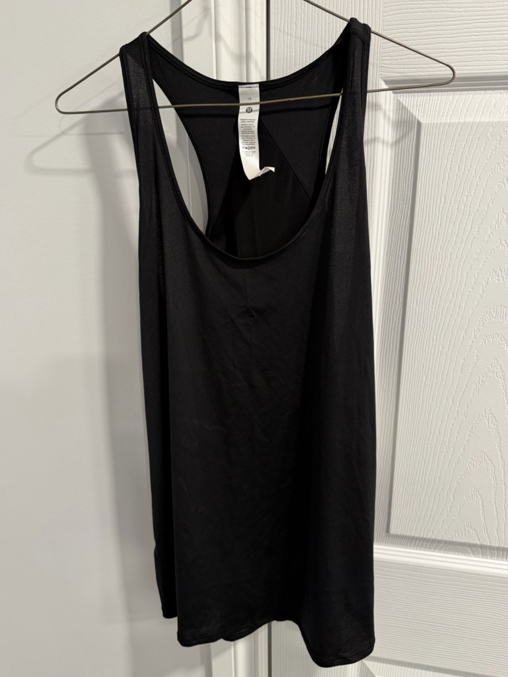 lululemon athletica Black Racerback Tank Top